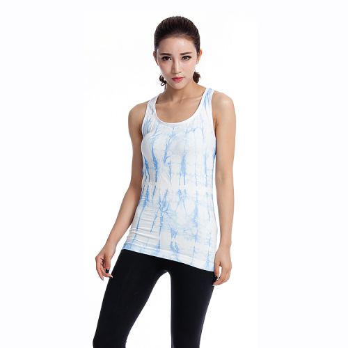 China Activewear Factory: Vital Seamless Tie-Dyed Tank Top - Production with Factory Prices