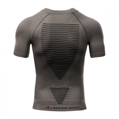 High-Quality Activewear: Men's Seamless Compression Energy T-Shirt from China Factory