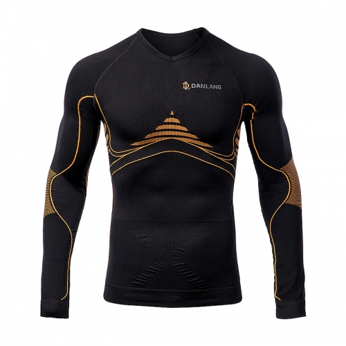 Man's Seamless Compression Energy Long Sleeve