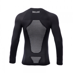 Custom Men's Seamless Compression Energy Long Sleeves from China Activewear Factory