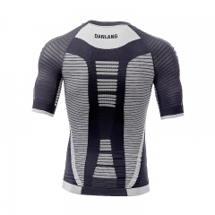 Custom Men's Seamless Compression Energy T-Shirts from China Activewear Factory