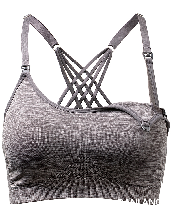 Seamless Active Racerback Maternity And Nursing Bra picture-01