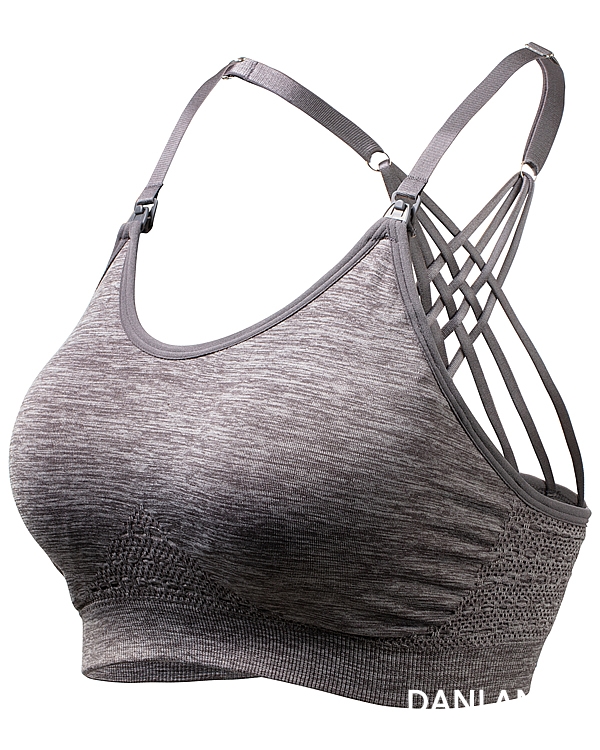 Seamless Active Racerback Maternity And Nursing Bra picture-02