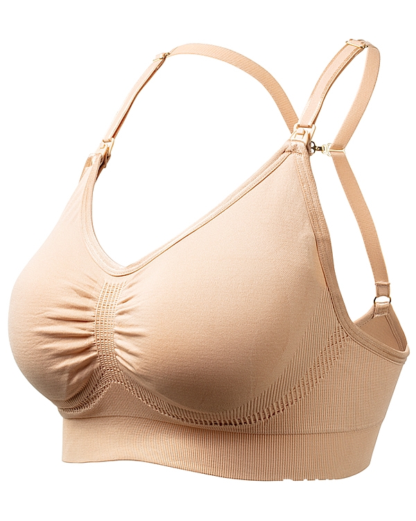 Seamless Convertible Clip Down Maternity And Nursing Bra picture-02