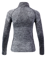 High-Quality Seamless 1/4 Zip Pullover from China Activewear Factory