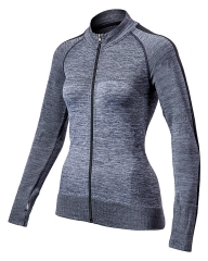 Seamless Training Zip Up Jacket for Yoga, Running, and Everyday Wear from China Activewear Factory