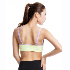 Custom High-Quality Vital Seamless Adjustable Straps Sports Bra from China Activewear Factory