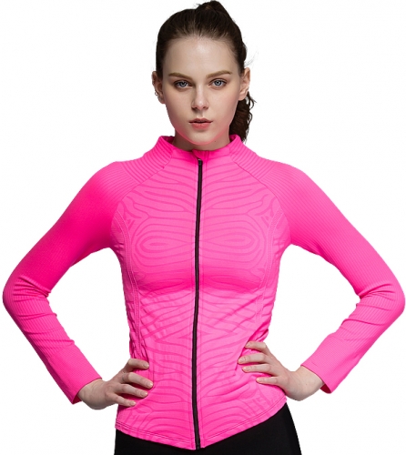 Seamless Training Zip Up Jacket - Made by China Activewear Factory