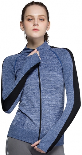 Seamless Training Zip Up Jacket: High-quality activewear at factory prices for businesses from China Activewear Factory.