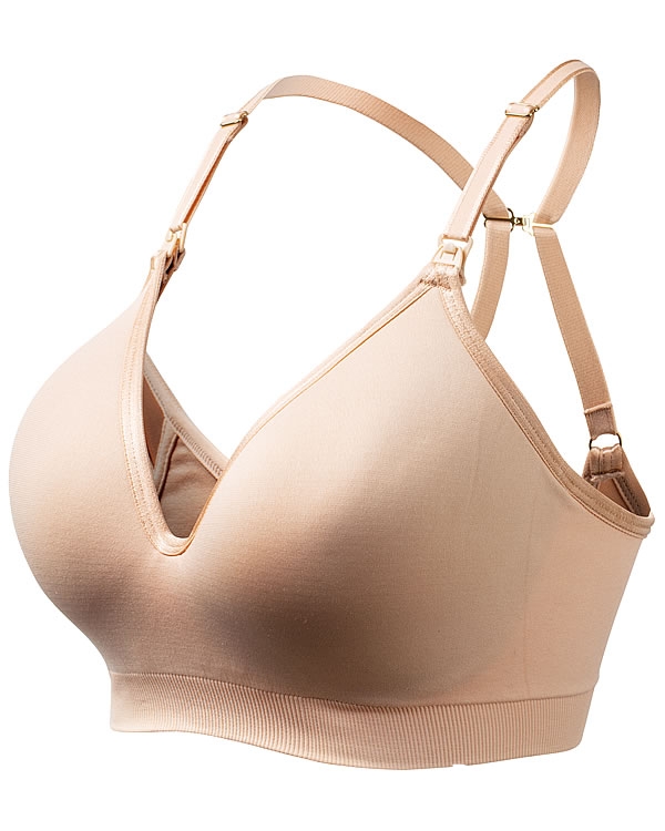 Seamless Convertible Clip Down Maternity And Nursing Bra picture-02