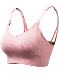 Motherhood Seamless Garments OEM Factory: The Best Seamless Rib Knit Maternity and Nursing Bra for Full-Busted Moms
