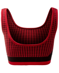 Seamless Jacquard Sports Bra: Breathable, Moisture-Wicking, and Stylish from China Activewear Factory