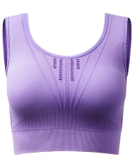 High-Quality Vital Seamless Mesh Jacquard Sports Bra: Durable and Comfortable from China Activewear Factory