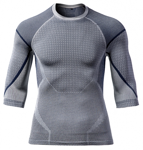 Vital Seamless T-Shirt: Made with Premium Materials in China. This moisture-wicking, comfortable, and durable t-shirt is perfect for businesses.