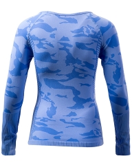 China Activewear Factory: Lightweight Seamless Long Sleeve T-Shirts - Customizable to Your Needs