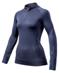 Premium Vital Seamless 1/4 Zip Pullover from China Activewear Factory