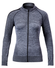 Seamless Training Zip Up Jacket for Yoga, Running, and Everyday Wear from China Activewear Factory