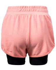 Comfortable and Breathable Women's Training Sweat Shorts 2-IN-1 from China Activewear Factory